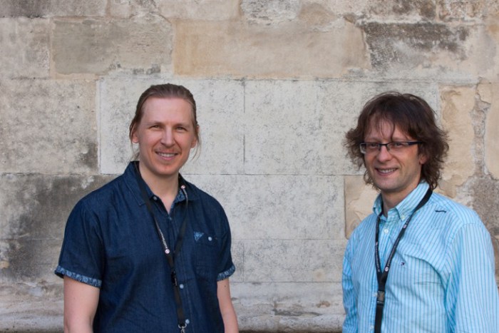 Tuomas and Matthieu in Vienna 2016